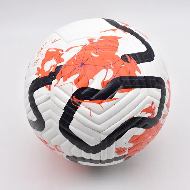 Official Size 5 PU Leather Soccer Ball - Machine-Stitched for Outdoor Match Play & Training - Durable Football for All Ages showcase 3