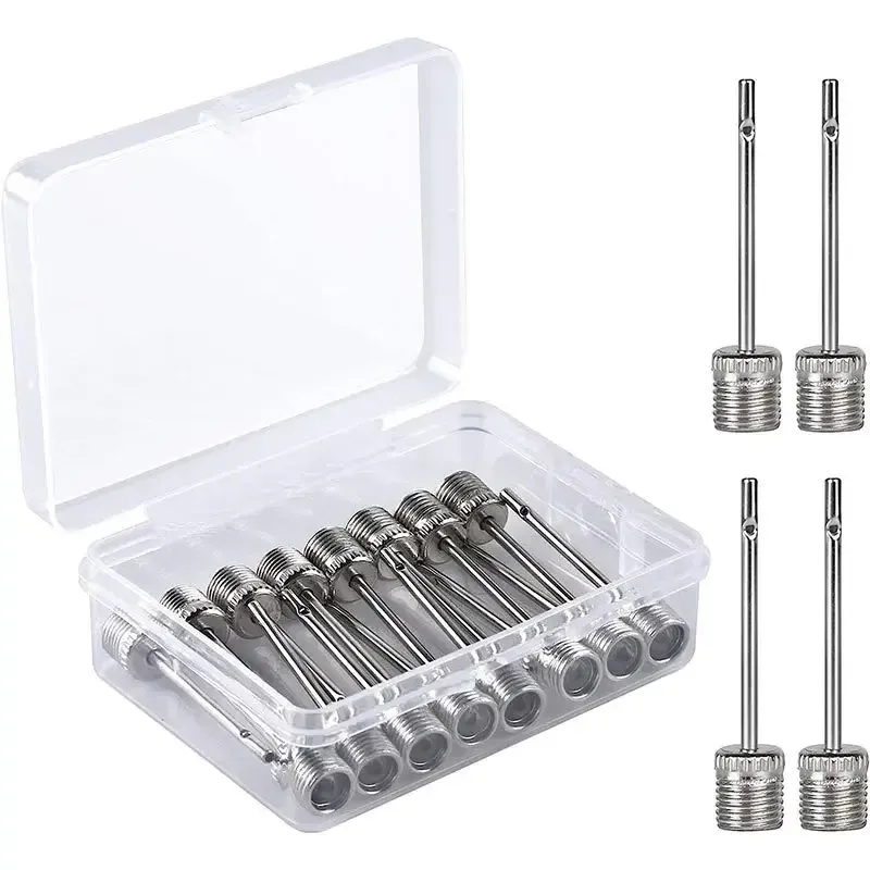 Durable Stainless Steel Ball Pump Needles - Pack of 5/10/20 - For Football, Basketball, Soccer & More - Essential Sports Accessory thumbnail 1