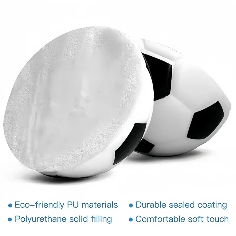 12Pcs Soft Foam Sponge Stress Balls Set - Mini Football, Basketball, Baseball, Tennis Toys for Kids & Adults - Decompression, Hand Grip & Rehabilitation Exercise showcase 6