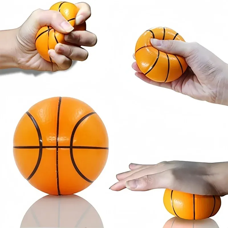 12Pcs Soft Foam Sponge Stress Balls Set - Mini Football, Basketball, Baseball, Tennis Toys for Kids & Adults - Decompression, Hand Grip & Rehabilitation Exercise thumbnail 2