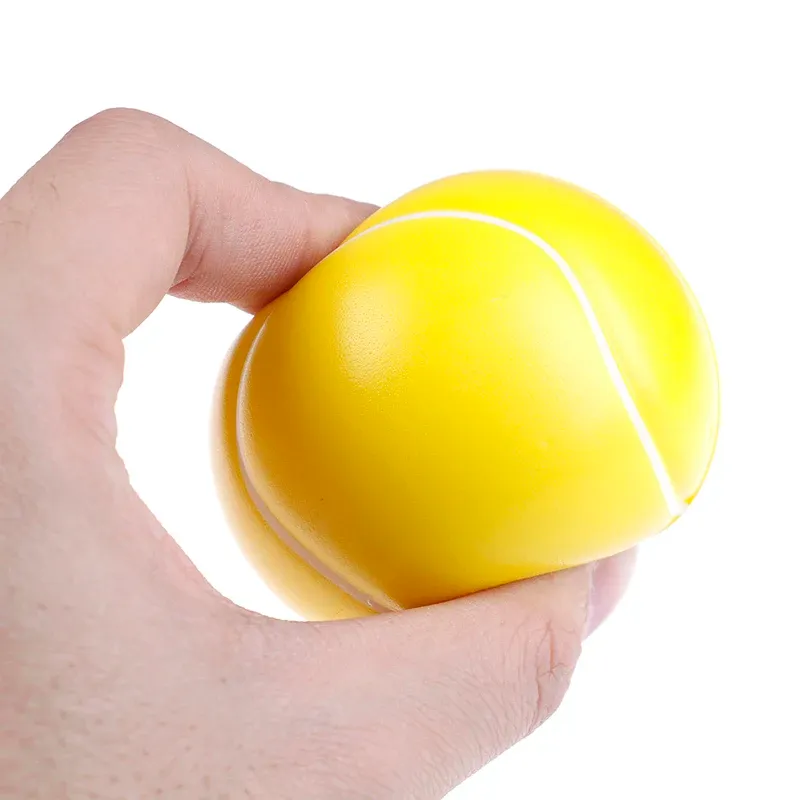 12Pcs Soft Foam Sponge Stress Balls Set - Mini Football, Basketball, Baseball, Tennis Toys for Kids & Adults - Decompression, Hand Grip & Rehabilitation Exercise thumbnail 4