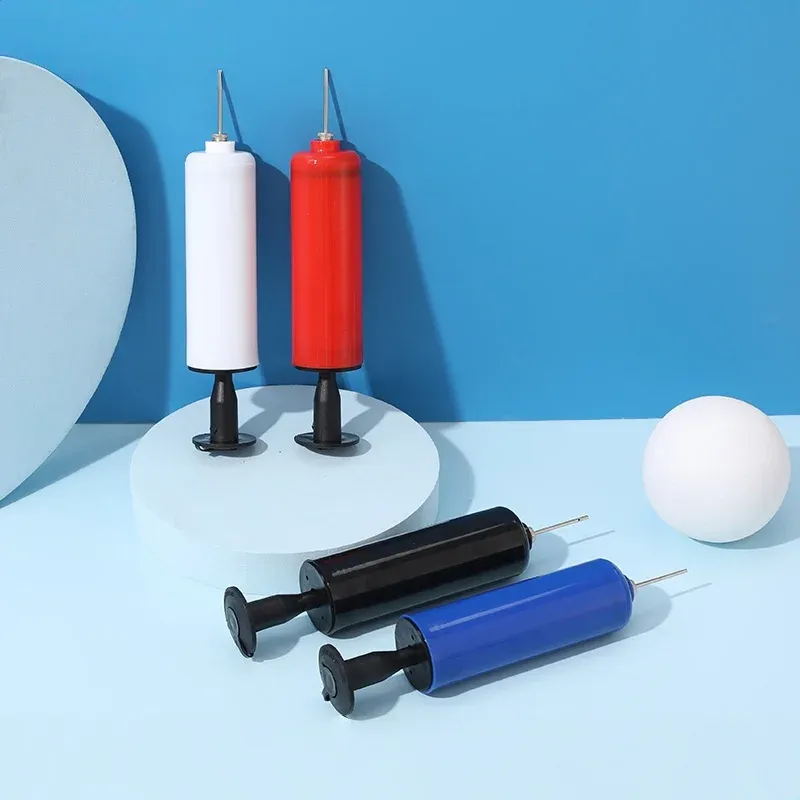 Portable Hand Air Pump Inflator Kit with Needle - 10 Piece Set for Soccer, Basketball, Football, Volleyball Balls & Bicycle Tires thumbnail 2