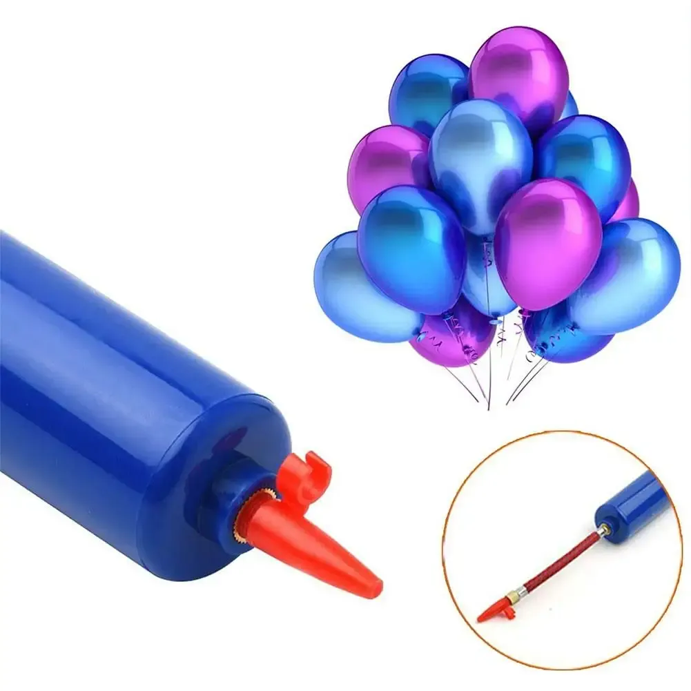 Portable Hand Air Pump Inflator Kit with Needle - 10 Piece Set for Soccer, Basketball, Football, Volleyball Balls & Bicycle Tires thumbnail 4