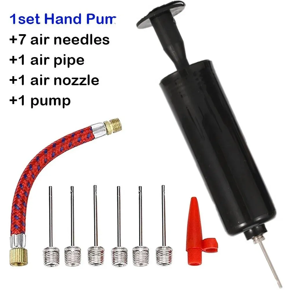 Portable Hand Air Pump Inflator Kit with Needle - 10 Piece Set for Soccer, Basketball, Football, Volleyball Balls & Bicycle Tires showcase 8