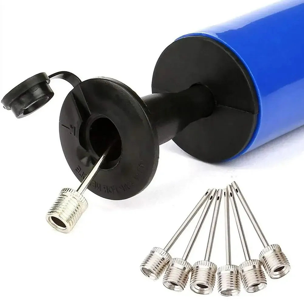 Portable Hand Air Pump Inflator Kit with Needle - 10 Piece Set for Soccer, Basketball, Football, Volleyball Balls & Bicycle Tires thumbnail 6