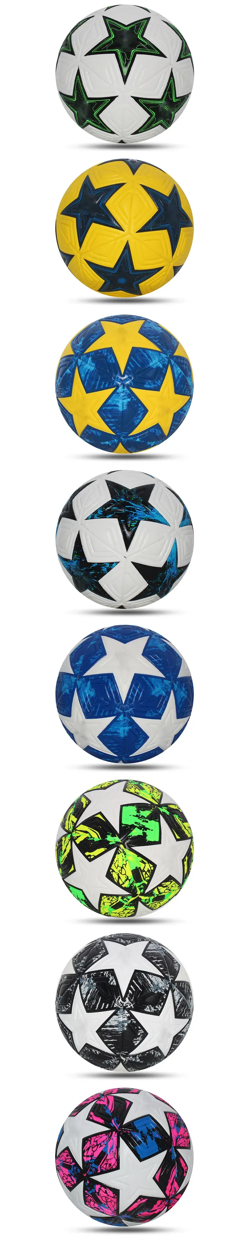 Professional PU Leather Soccer Ball Size 5 & 4 - Seamless Outdoor Sports Match & Training Football for All Ages showcase 5