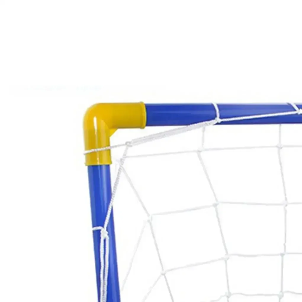 HOMEFISH Mini Folding Football Soccer Goal Net Set with Pump for Kids Indoor Outdoor Sports Game Toy, Durable PVC Pipe, Easy Assembly, Ages 3+ showcase 6
