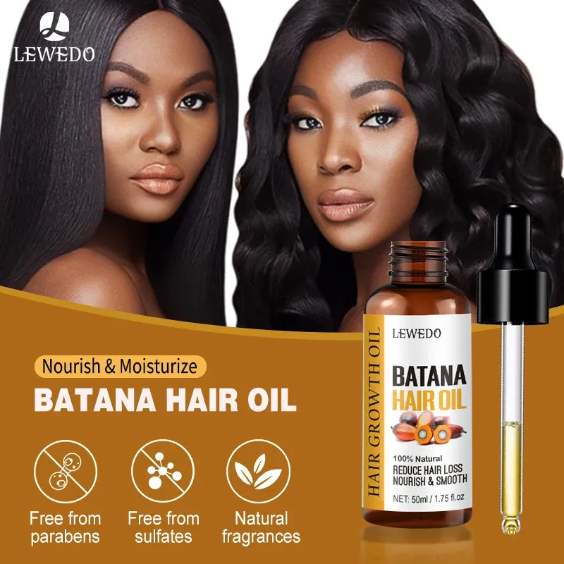 Lewedo Naturals Batana Oil for Fast Hair Growth - Pure Burahem Palm Oil for Men & Women, Nourishes Scalp, Reduces Split Ends, Promotes Healthy Shiny Hair, Anti Hair Loss Treatment thumbnail 2