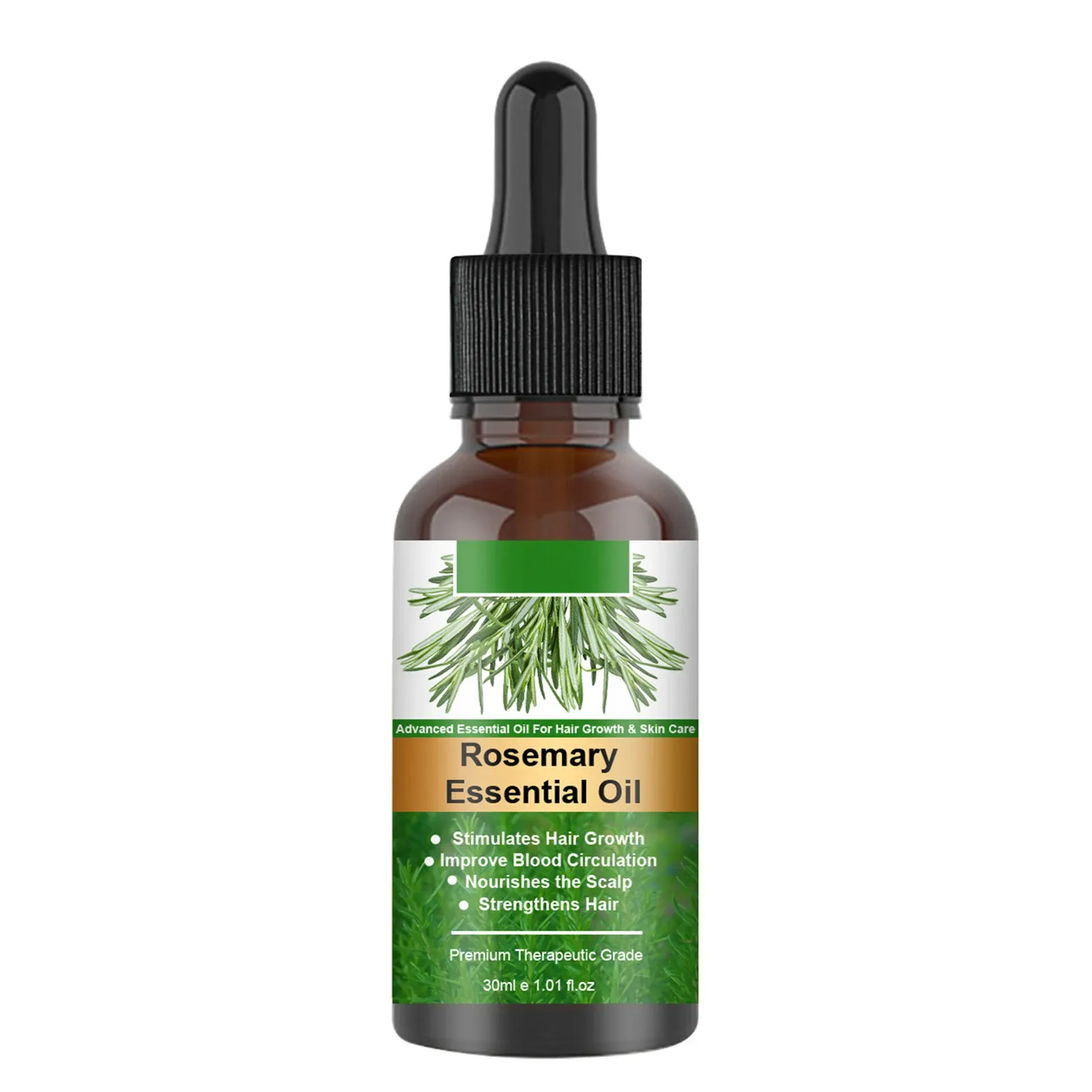 Rosemary Essential Oil for Hair Growth - Organic Scalp Treatment for Stronger, Shinier, Healthier Hair - Nourishing & Moisturizing Formula thumbnail 5