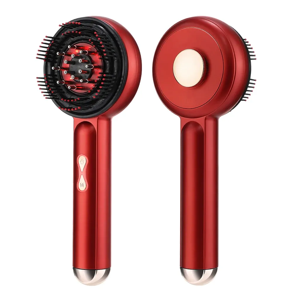 Electric Scalp Massager Comb with Red Light Therapy for Hair Growth, Anti Hair Loss Treatment, Microcurrent & Liquid Applicator - Promotes Scalp Health & Hair Nourishment showcase 34