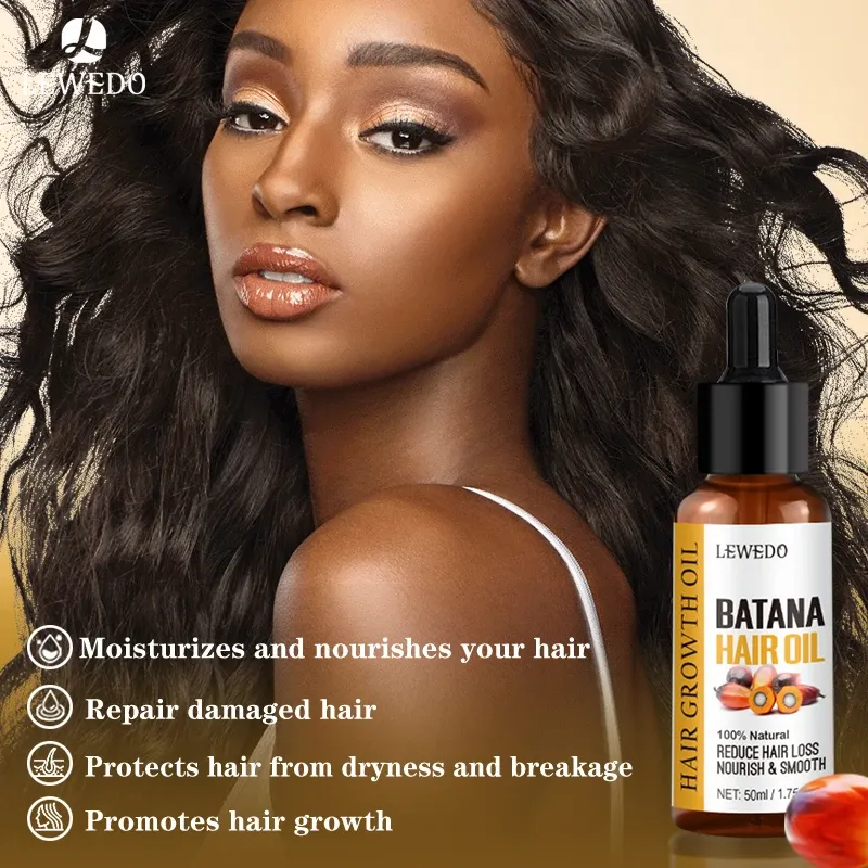 Lewedo Naturals Batana Oil for Fast Hair Growth - Pure Burahem Palm Oil for Men & Women, Nourishes Scalp, Repairs Damage, Reduces Split Ends, Promotes Healthy Shiny Hair thumbnail 4