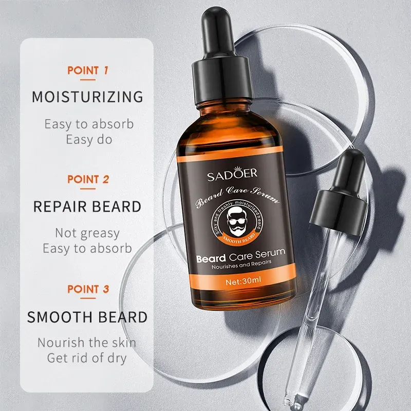 Complete Beard Growth Kit for Men: Natural Enhancer Oil, Moisturizing Balm, Boar Bristle Brush, Styling Comb, and Stainless Steel Scissors for Full Beard Care and Styling thumbnail 2