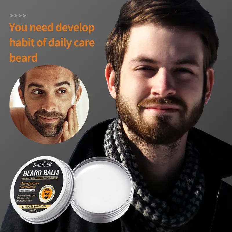 Complete Beard Growth Kit for Men: Natural Enhancer Oil, Moisturizing Balm, Boar Bristle Brush, Styling Comb, and Stainless Steel Scissors for Full Beard Care and Styling thumbnail 3