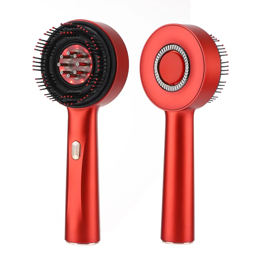 Electric Scalp Massager Comb with Red Light Therapy for Hair Growth | Microcurrent & Vibration | Anti Hair Loss Treatment | 6ML Liquid Applicator | Promotes Circulation & Relaxation showcase 20