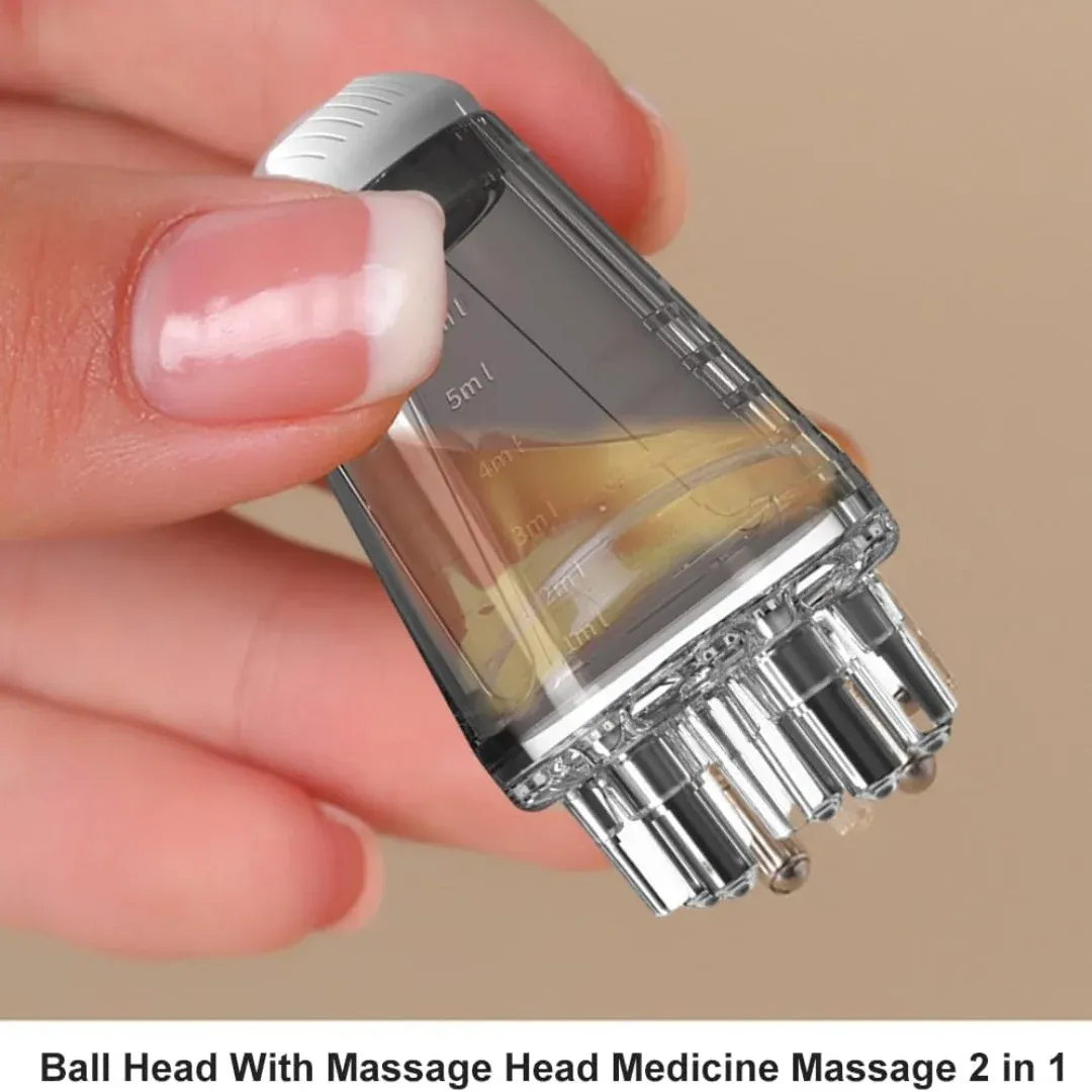 6ml Scalp Applicator Roller Ball Brush for Hair Growth Oils & Medicine - Precise Root Application & Controlled Liquid Flow showcase 4