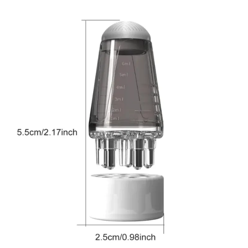 6ml Scalp Applicator Roller Ball Brush for Hair Growth Oils & Medicine - Precise Root Application & Controlled Liquid Flow showcase 6