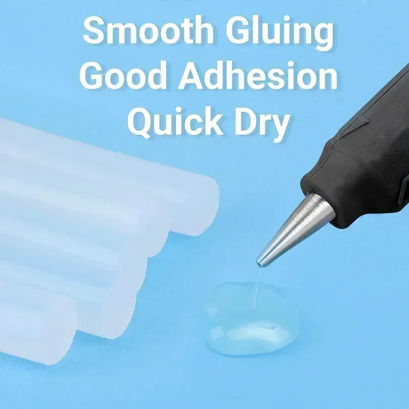 Transparent Hot Melt Glue Sticks 7mm 11mm - Strong Viscosity for DIY Crafts, Home Repair, Electric Glue Guns - Pack of 20 thumbnail 5