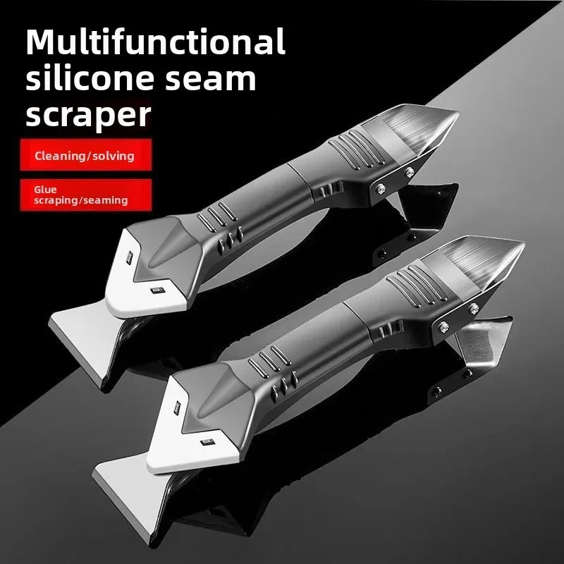 5-in-1 Silicone Scraper Tool Kit: Glue Remover, Caulk Finisher, Grout Scraper & Sealant Smoother for Home Improvement showcase 2