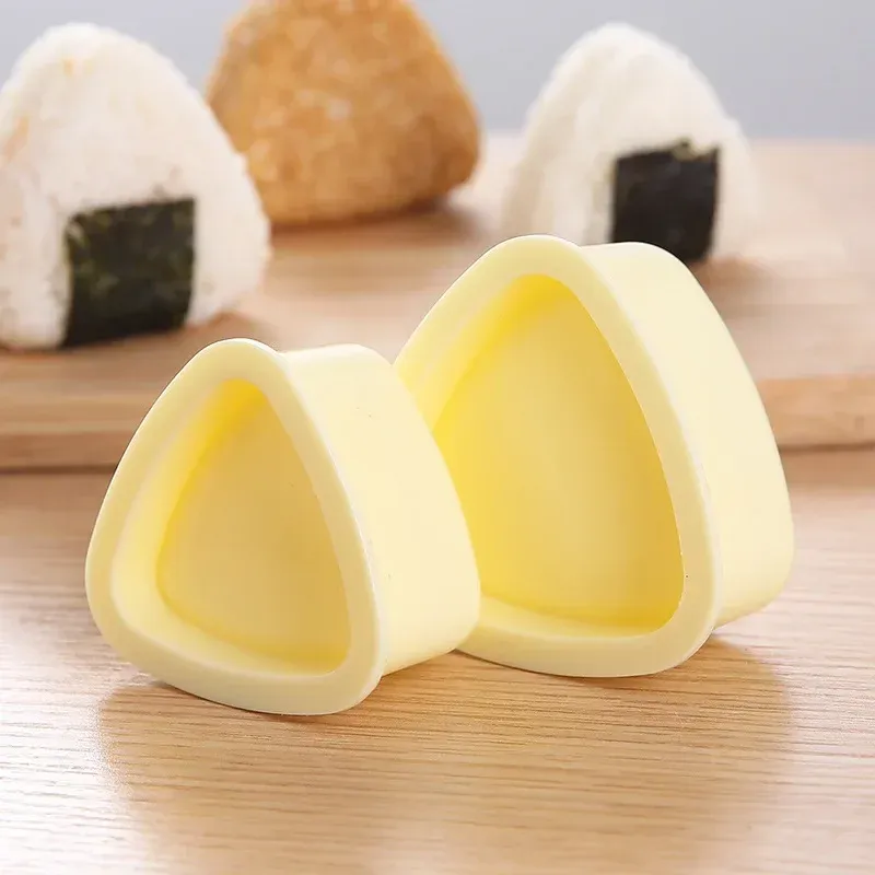 DIY Sushi Rice Ball Mold Set - Triangle Onigiri Maker for Bento Lunch Boxes - Food Grade PP, Easy to Use for Kids & Adults thumbnail 5