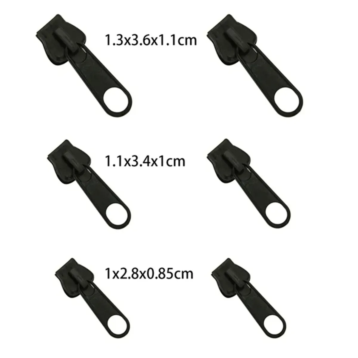 Universal Instant Zipper Repair Kit - 3 Sizes Slider Replacement Tool for Clothes, Bags, and Accessories - Easy Fix Sewing Supplies thumbnail 6