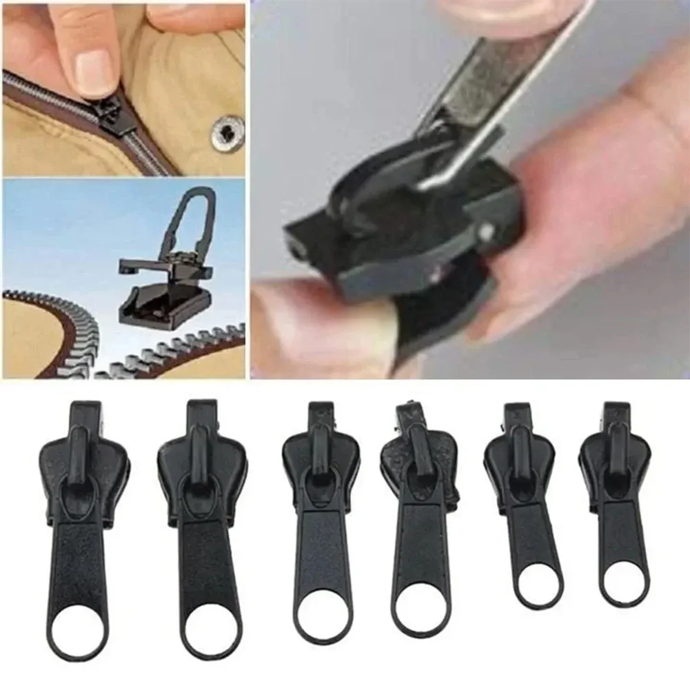 Universal Instant Zipper Repair Kit - 3 Sizes Slider Replacement Tool for Clothes, Bags, and Accessories - Easy Fix Sewing Supplies