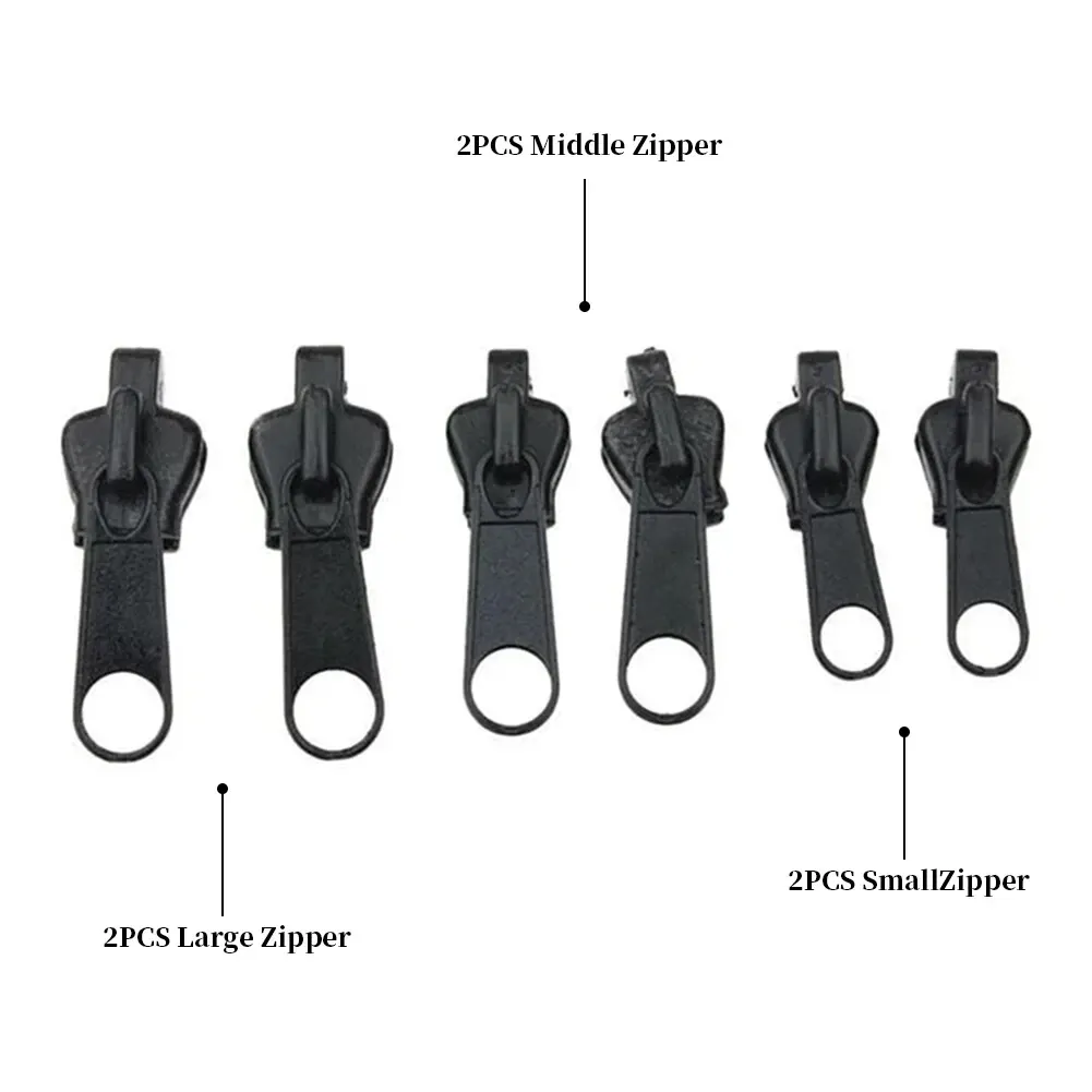 Universal Instant Zipper Repair Kit - 3 Sizes Slider Replacement Tool for Clothes, Bags, and Accessories - Easy Fix Sewing Supplies showcase 5