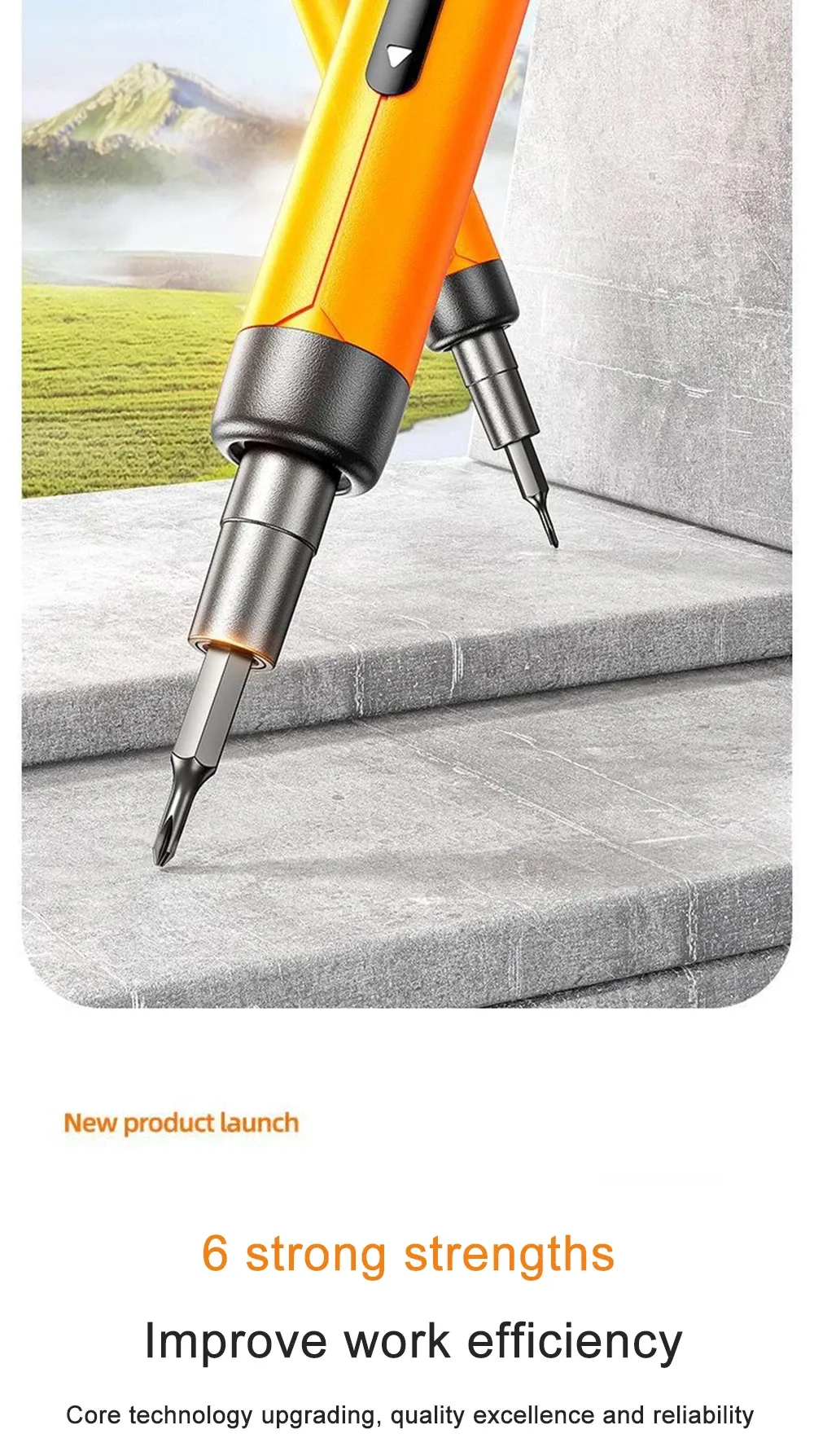 Precision Electric Screwdriver Set with 38 Bits - Rechargeable Wireless Mini Power Tool Kit for Mobile Phone, Laptop, PS5, Xbox, Switch Repair showcase 2