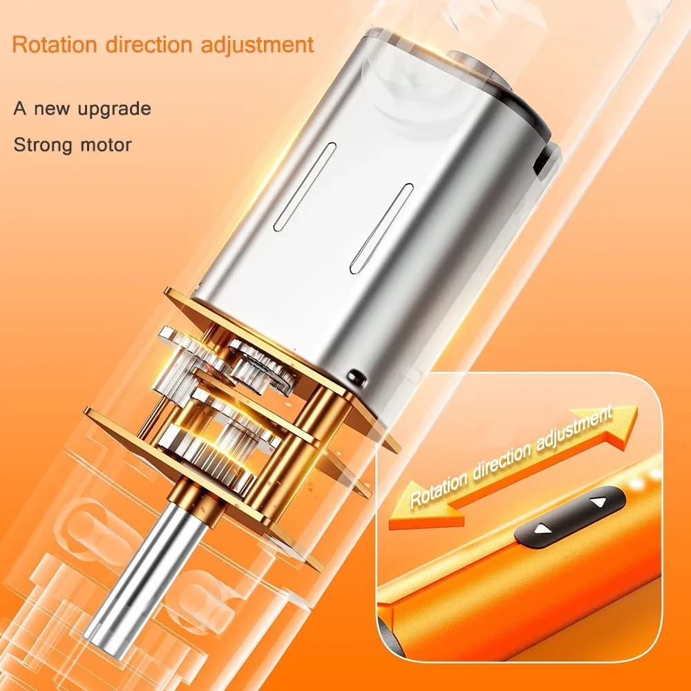 Precision Electric Screwdriver Set with 38 Bits - Rechargeable Wireless Mini Power Tool Kit for Mobile Phone, Laptop, PS5, Xbox, Switch Repair thumbnail 4