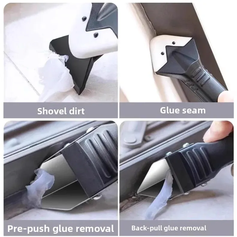 5-in-1 Silicone Scraper & Glue Remover Tool Kit: Professional Caulking Angle Beauty Trowel for Home Renovation, Kitchen & Bathroom Sealant Repair showcase 6