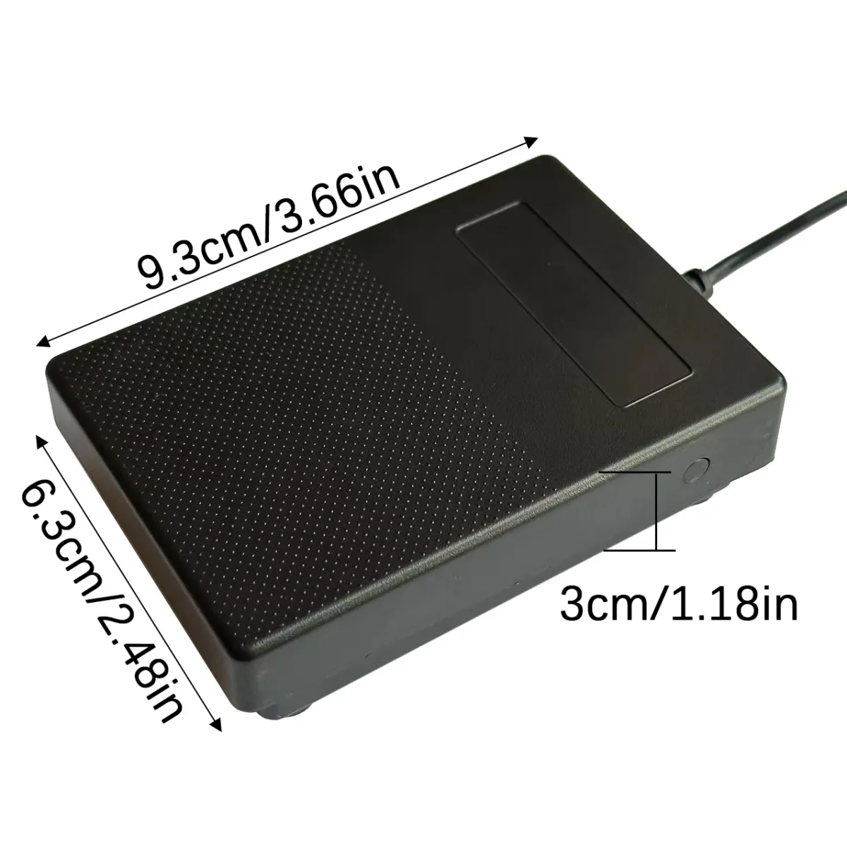 Universal Sustain Pedal for Keyboards, Digital Pianos, Synthesizers, Drum Machines - Compact Design with 1/4" 6.35mm Plug and Non-Slip Base showcase 5