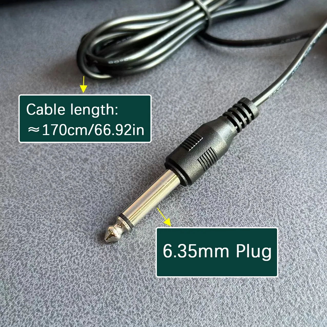 Universal Sustain Pedal for Keyboards, Digital Pianos, Synthesizers, Drum Machines - Compact Design with 1/4" 6.35mm Plug and Non-Slip Base thumbnail 5
