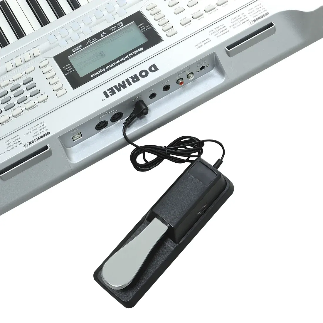 Universal Sustain Pedal with Polarity Switch for MIDI Keyboards, Digital Pianos, Synthesizers, Electric Pianos, and Drum Machines - Essential Musical Instrument Accessory showcase 4