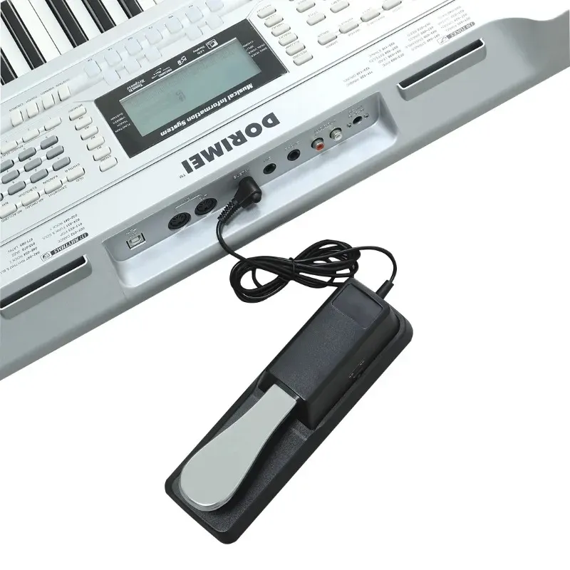 Universal Sustain Pedal with Polarity Switch for MIDI Keyboards, Digital Pianos, Synthesizers, Electric Pianos, and Drum Machines - Essential Musical Instrument Accessory thumbnail 2