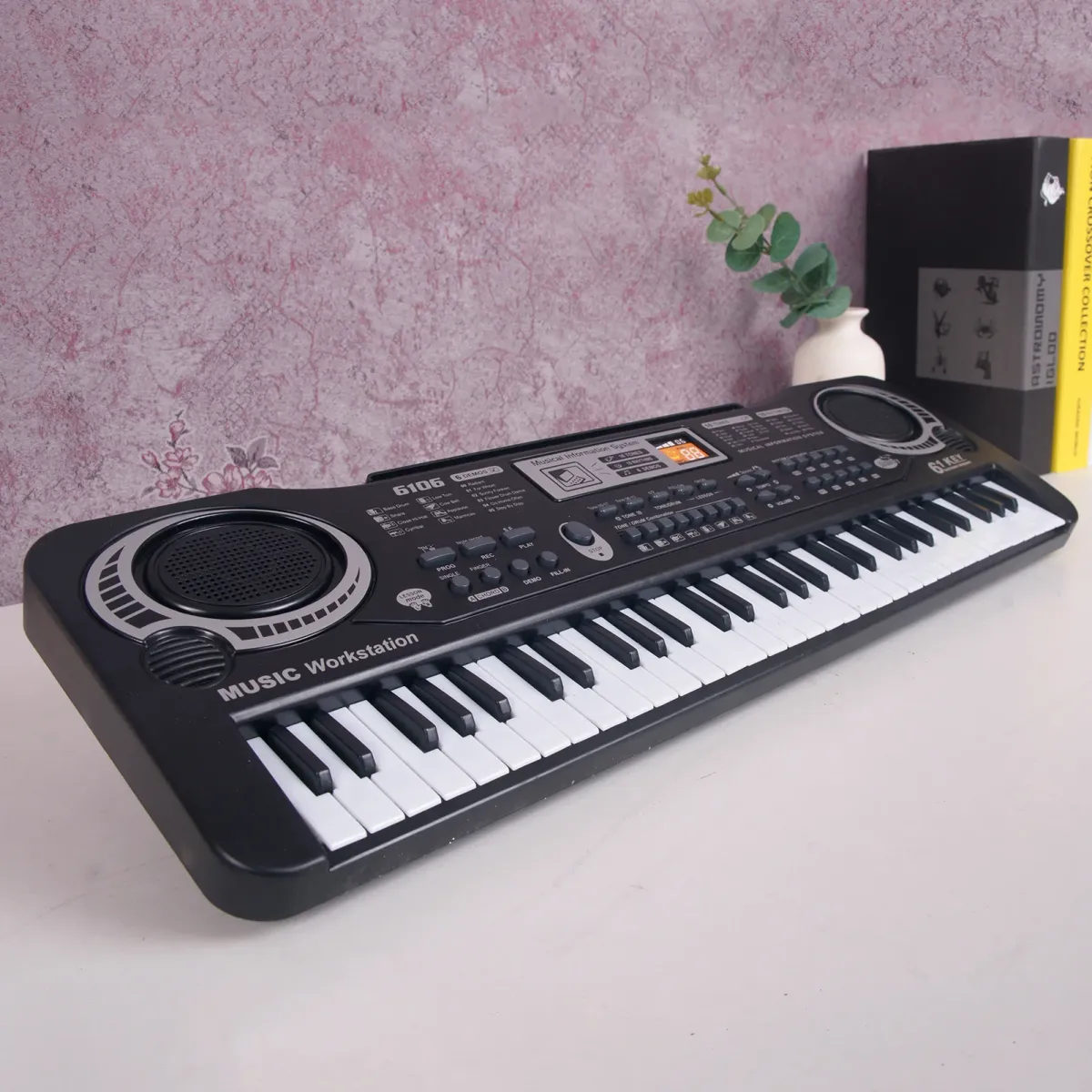 61 Key Electronic Keyboard for Kids & Beginners | Digital Music Piano with Microphone, 16 Timbres, 8 Percussion Sounds, 10 Rhythms, Demo Songs | Portable Electric Musical Instrument Toy showcase 14