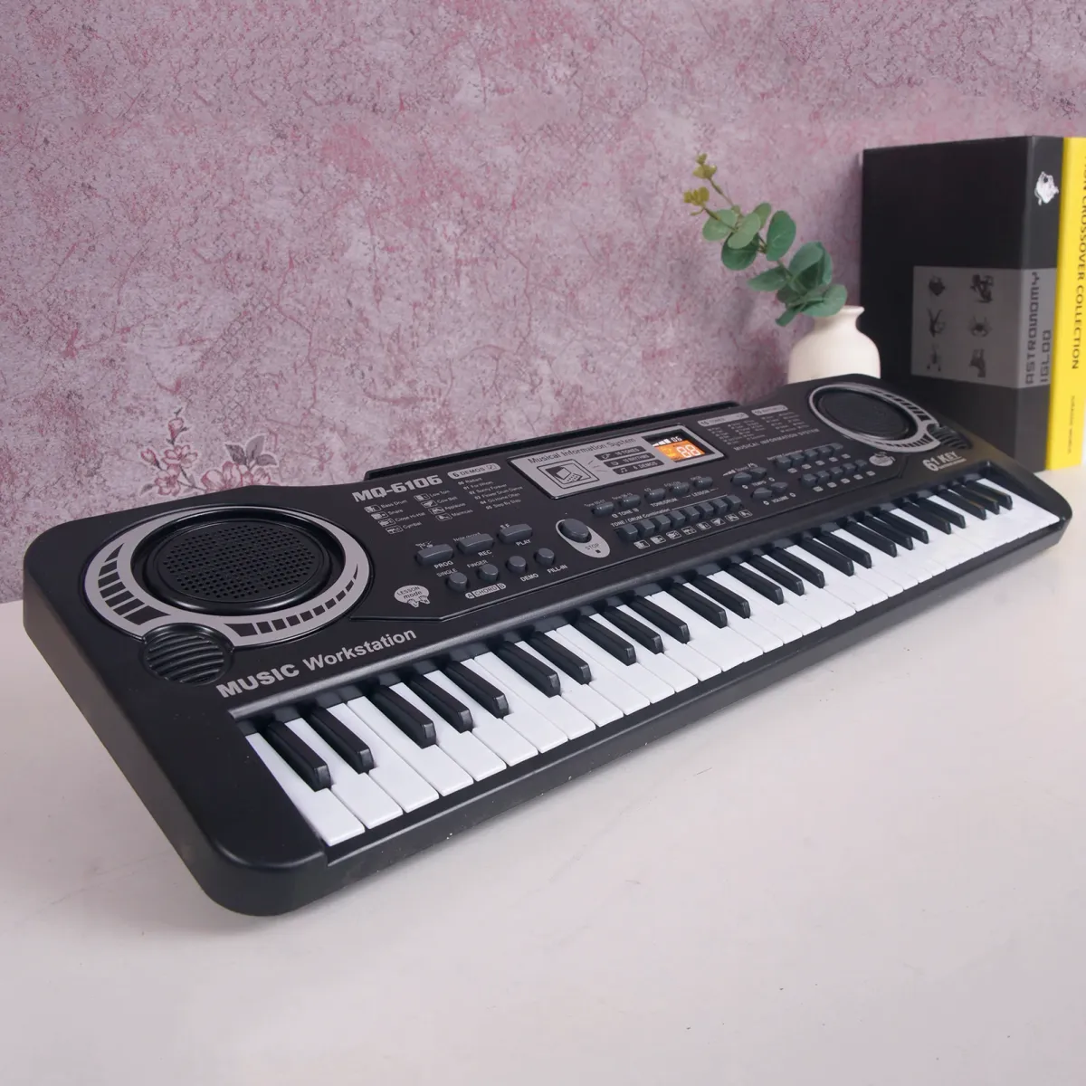 61 Key Electronic Keyboard for Kids & Beginners | Digital Music Piano with Microphone, 16 Timbres, 8 Percussion Sounds, 10 Rhythms, Demo Songs | Portable Electric Musical Instrument Toy showcase 5