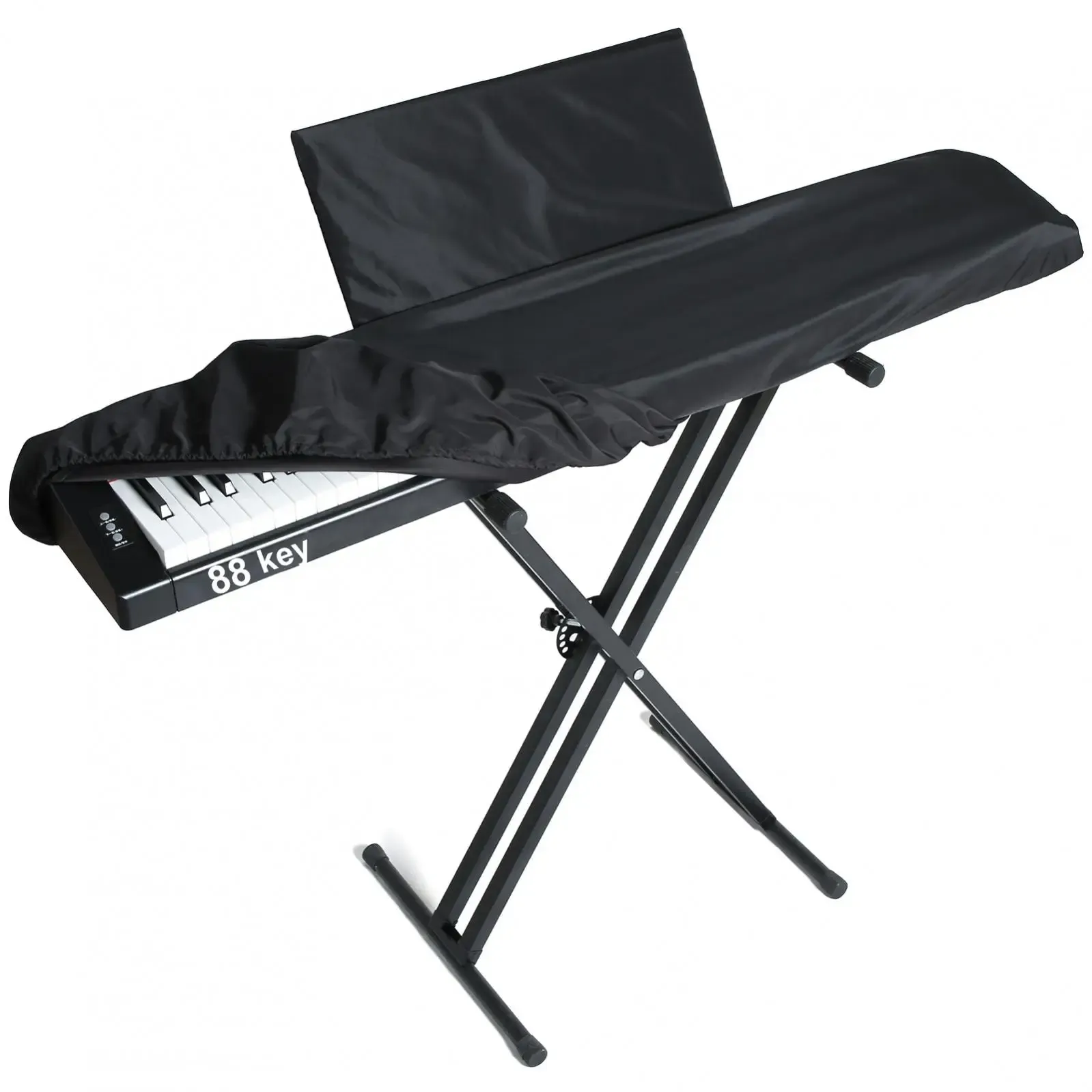Washable Dust Cover for 61/76/88 Key Digital Electric Piano Keyboards with Music Sheet Stand Slot - Durable Polyester Protective Case thumbnail 1