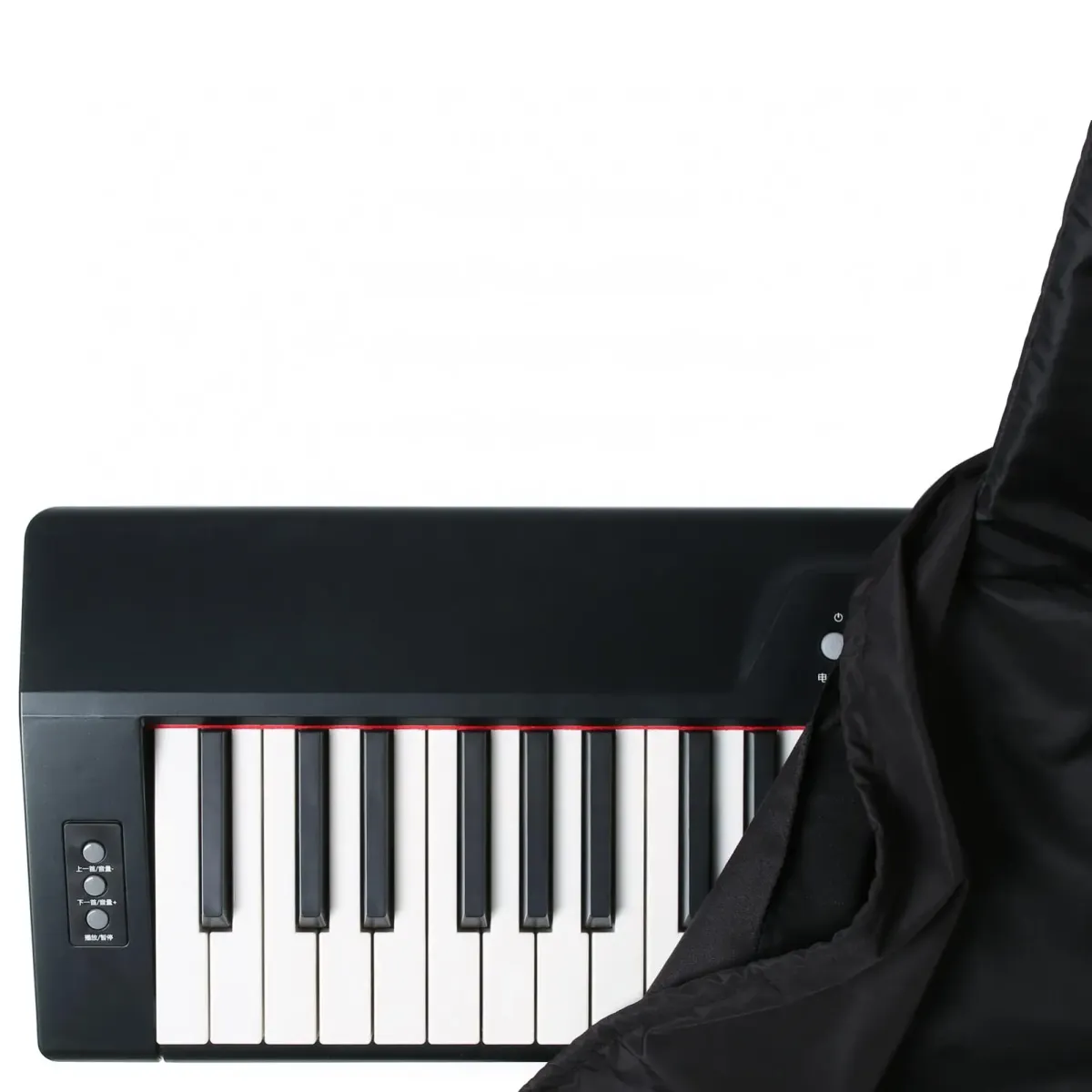 Washable Dust Cover for 61/76/88 Key Digital Electric Piano Keyboards with Music Sheet Stand Slot - Durable Polyester Protective Case showcase 3