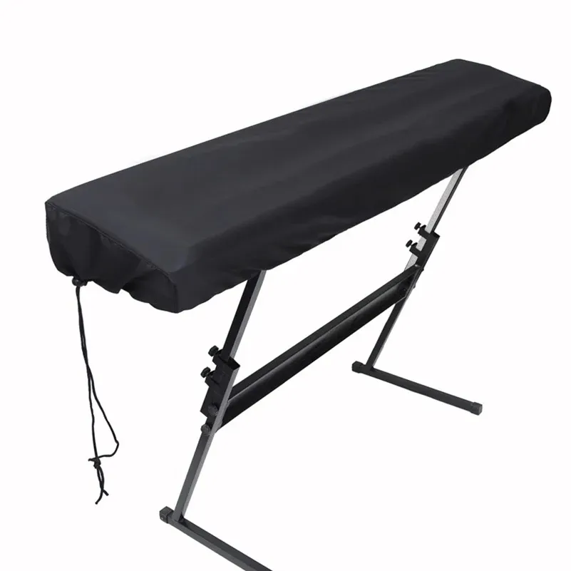 Waterproof 210D Oxford Cloth Keyboard Cover for 61 & 88 Key Digital Pianos, Full Size Drawstring Lock Protector for Electronic Keyboards, Dustproof Music Instrument Accessory thumbnail 2