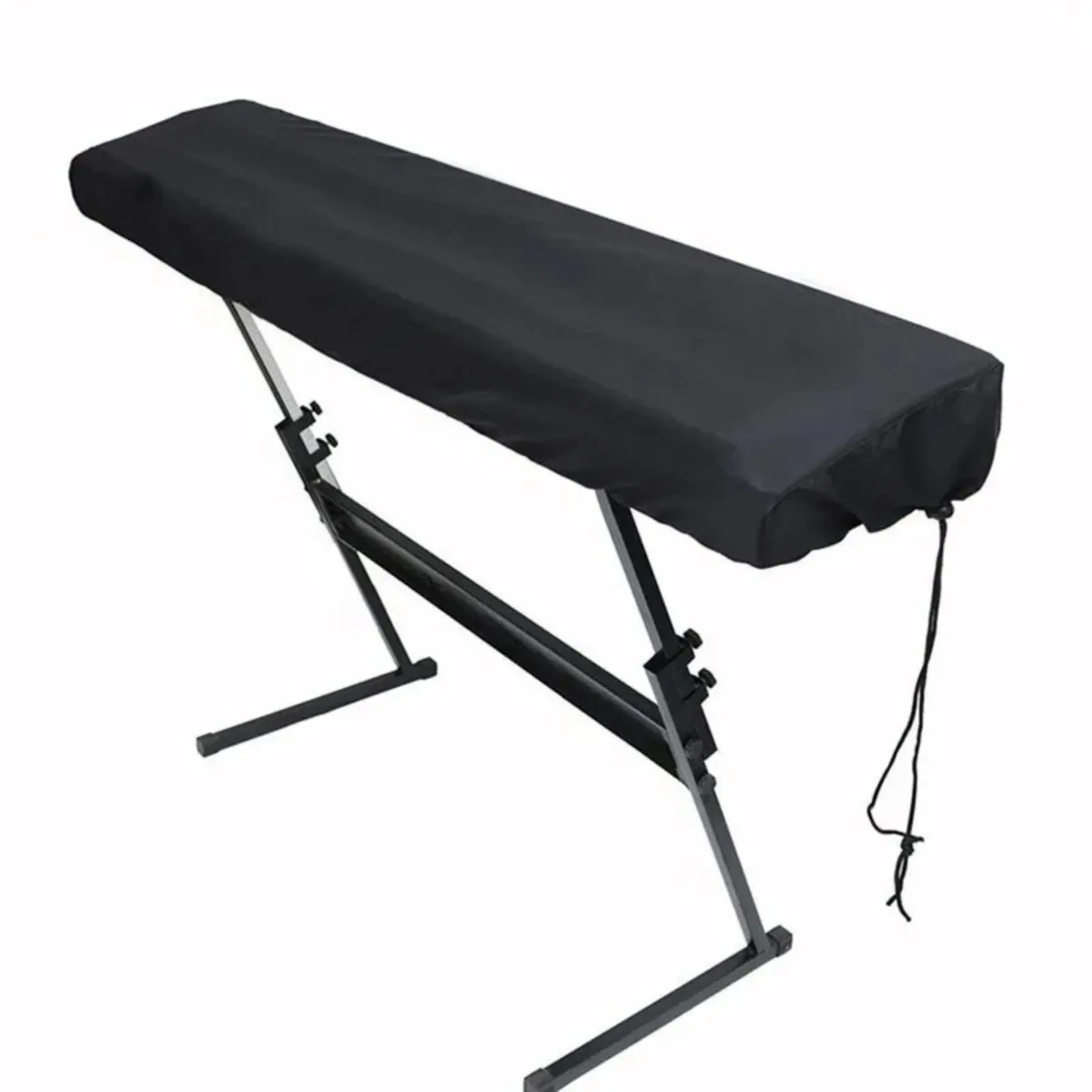 Universal 61/88 Key Piano Keyboard Dust Cover - Adjustable Breathable Canvas, Waterproof, Dustproof Protector for Digital & Electric Pianos thumbnail 1