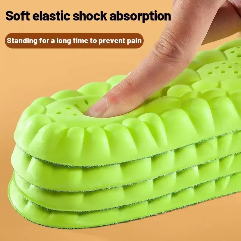 4D Shock Absorbing Sport Insoles for Men & Women - Breathable, Deodorant, Cushioned for Running, Basketball, Golf & All Sports showcase 6