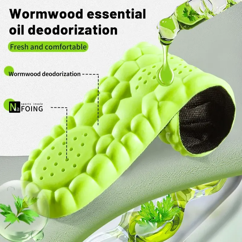 4D Shock Absorbing Sport Insoles for Men & Women - Breathable, Deodorant, Cushioned for Running, Basketball, Golf & All Sports showcase 8