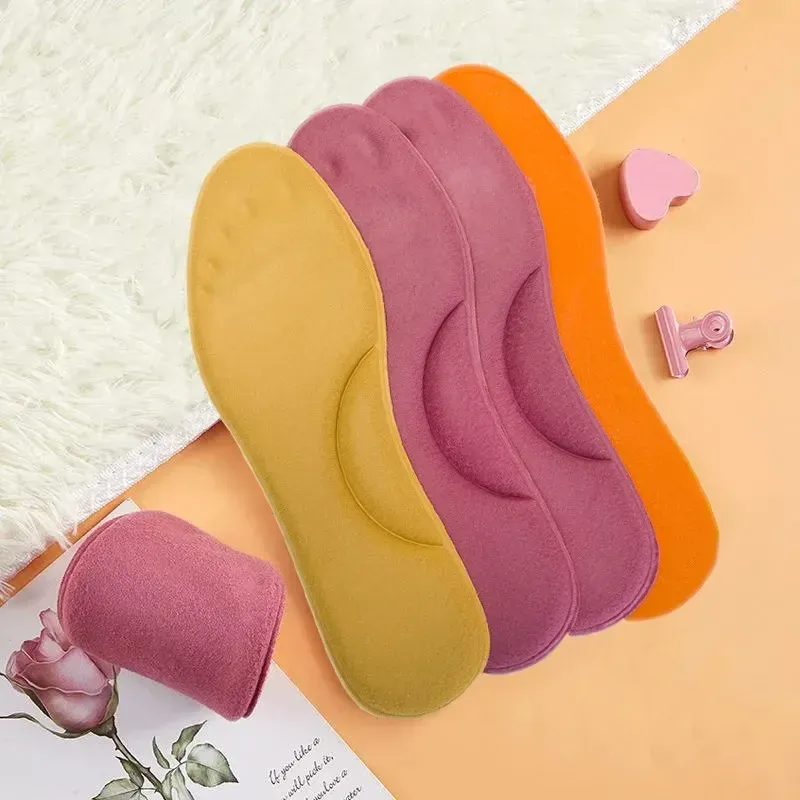 4D Massage Warm Pile Shoe Insoles - Soft Latex Arch Support for Running, Sports, and Everyday Comfort - Unisex Fit (Multiple Sizes) showcase 10