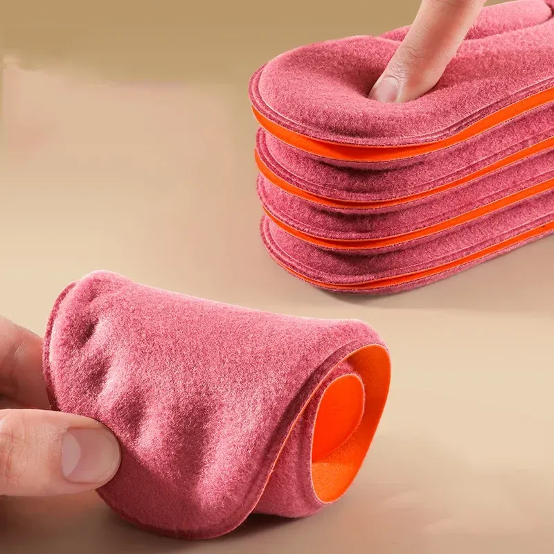 4D Massage Warm Pile Shoe Insoles - Soft Latex Arch Support for Running, Sports, and Everyday Comfort - Unisex Fit (Multiple Sizes) showcase 7