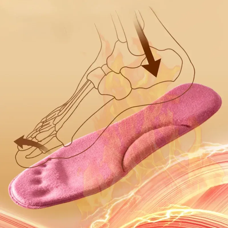 4D Massage Orthopedic Shoe Insoles - Soft Latex Arch Support for Running, Sports, and Everyday Comfort - Unisex Sizes 35-46 showcase 8