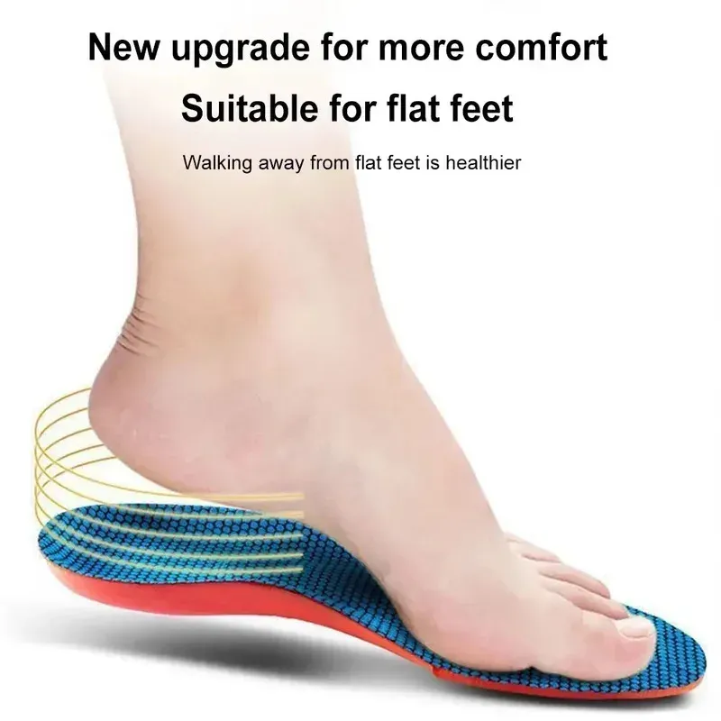 Men's & Women's Orthopedic Sport Insoles - Breathable EVA Shock Absorption Shoe Inserts for Running, Basketball, and Daily Foot Care thumbnail 6