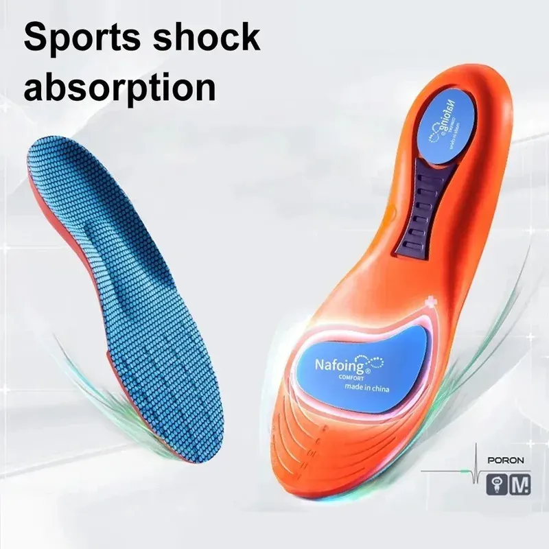 Men's & Women's Orthopedic Sport Insoles - Breathable EVA Shock Absorption Shoe Inserts for Running, Basketball, and Daily Foot Care thumbnail 4