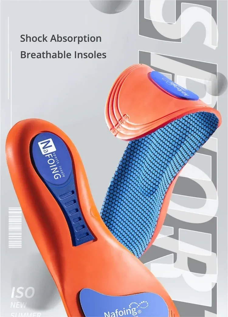 Men's & Women's Orthopedic Sport Insoles - Breathable EVA Shock Absorption Shoe Inserts for Running, Basketball, and Daily Foot Care showcase 2