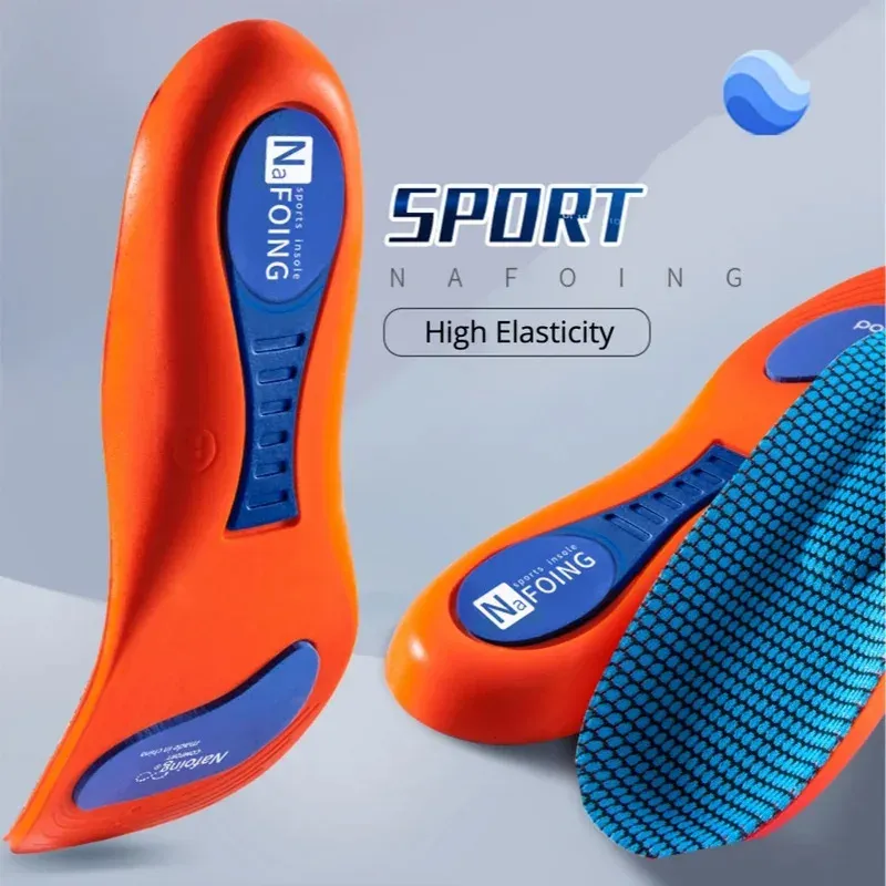 Men's & Women's Orthopedic Sport Insoles - Breathable EVA Shock Absorption Shoe Inserts for Running, Basketball, and Daily Foot Care thumbnail 2