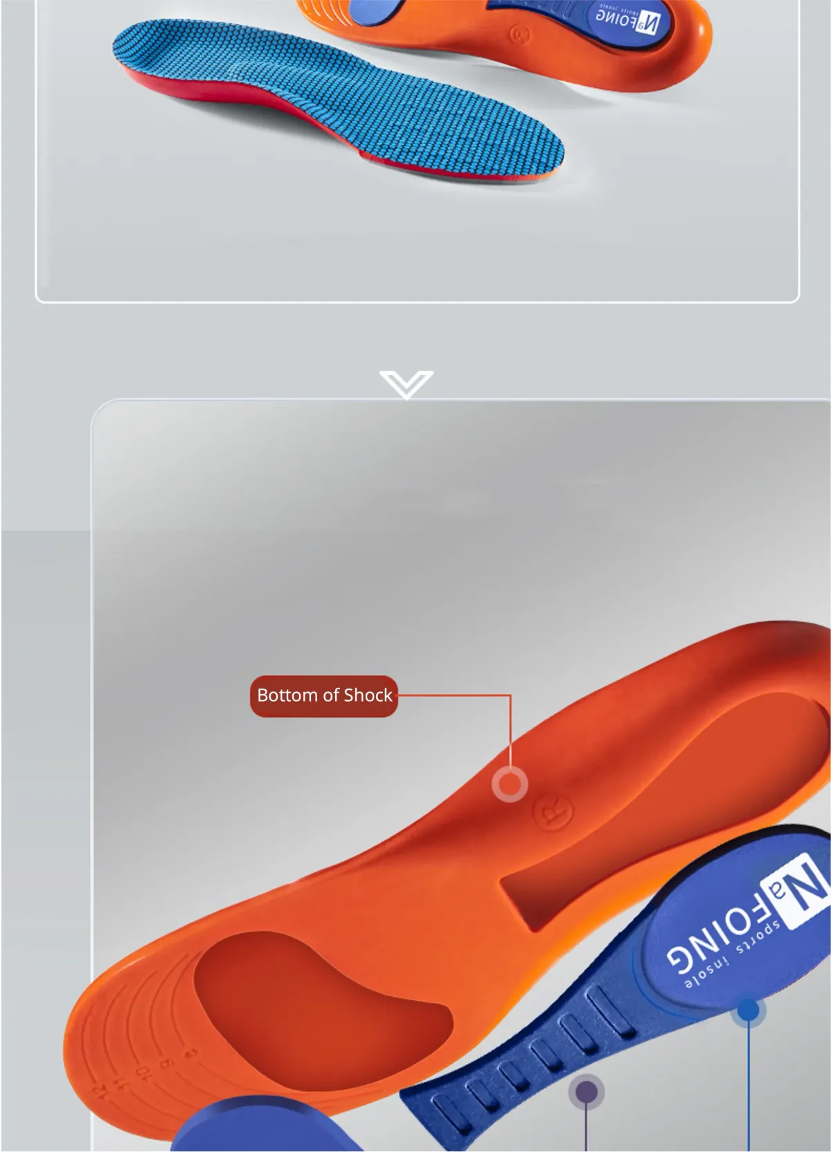Men's & Women's Orthopedic Sport Insoles - Breathable EVA Shock Absorption Shoe Inserts for Running, Basketball, and Daily Foot Care showcase 4