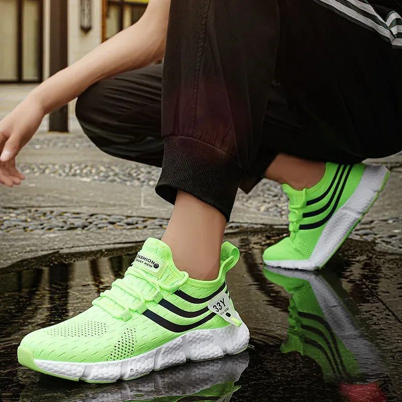 Men's Breathable Mesh Sport Shoes Lightweight Sneakers for Outdoor Running, Jogging, Walking - Anti-Odor, Durable TPR Outsole, Unisex Sizes 37-46 showcase 14